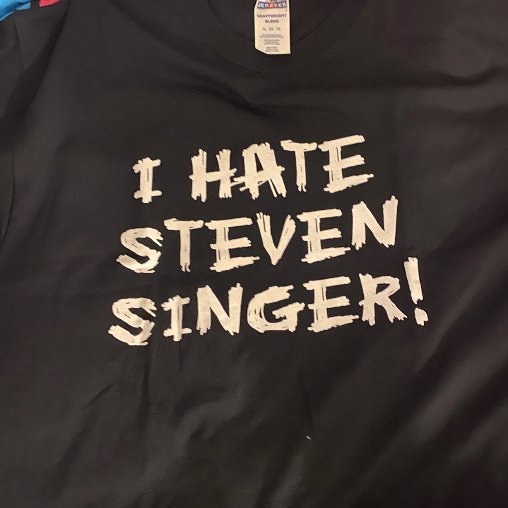 I hate Steven singer T-shirt